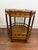 Vintage British Colonial Style Two Tier Hexagonal Side Table For Sale - Image 4 of 6