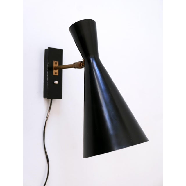 Metal Mid-Century Modern Diabolo Sconce by Bag Turgi, Switzerland, 1950s For Sale - Image 7 of 18