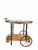 Vintage Italian Burl Marquetry Tea Bar Cart For Sale - Image 10 of 12
