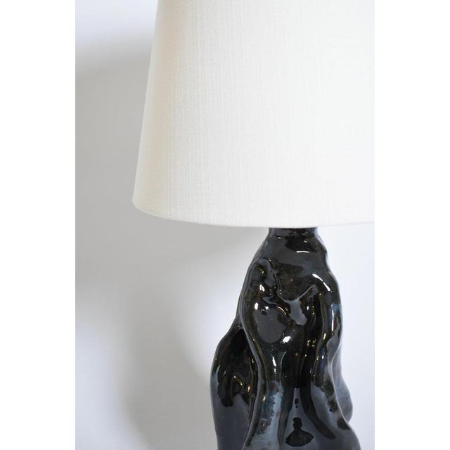 Contemporary Angkor Blue Green Lamp by Barracuda Interiors For Sale - Image 3 of 5