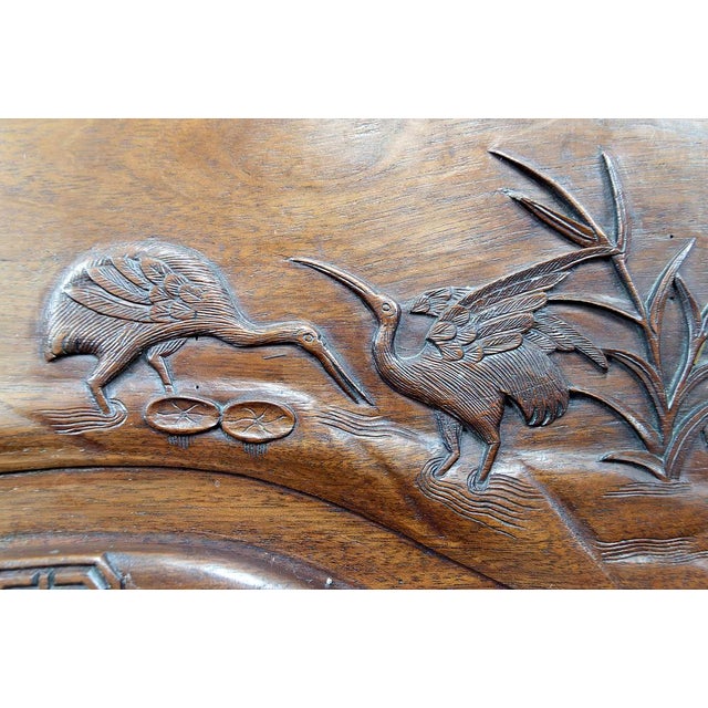 Asian Armchairs with Bats and Cranes, 1880s, Set of 4 For Sale - Image 17 of 18