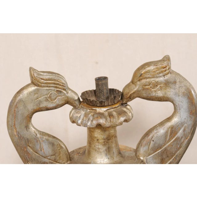 19th Century 19th Century Carved Candlestick Urns, Italy - A Pair For Sale - Image 5 of 10