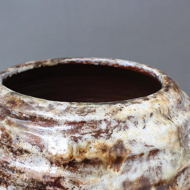 French Ceramic Vase by Alexandre Kostanda, 1950s For Sale - Image 10 of 18