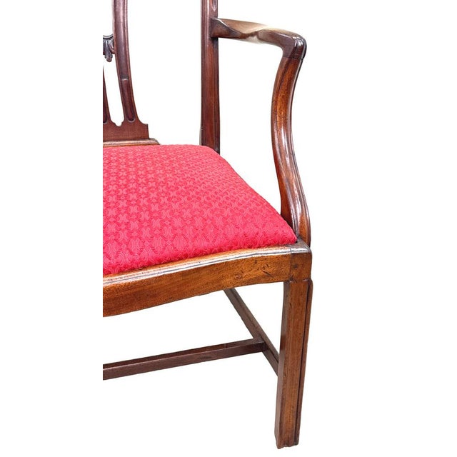 18th Century Chippendale Mahogany Armchair, 1760s For Sale - Image 4 of 9