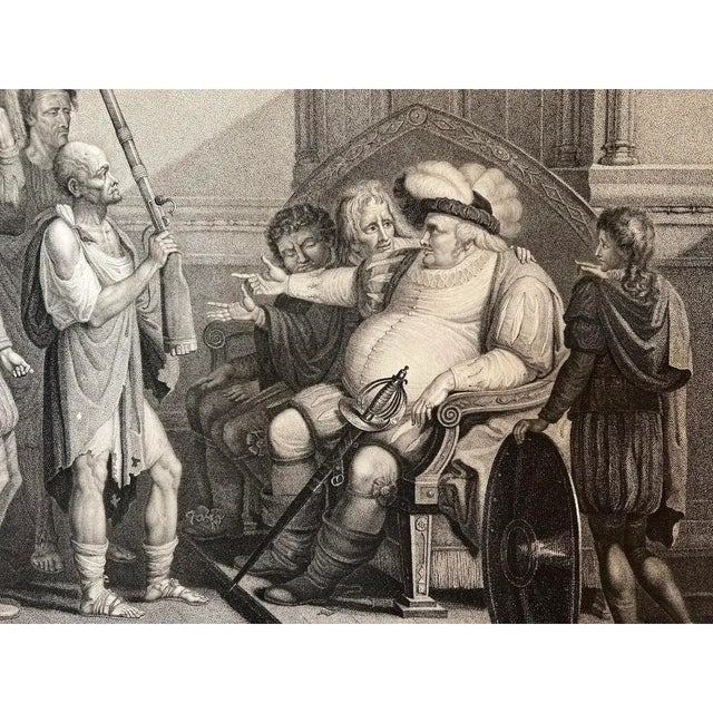 Antique 1798 Shakespeare Engraving by Thomas Ryder – Henry Iv, Falstaff, Large Boydell Print For Sale - Image 9 of 13