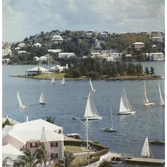 Bermuda View (1957) Limited Estate Stamped (Photo By Slim Aarons) View from the Bermudiana Hotel looking towards Paget, in...