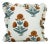 Fabdivine Handcrafted Block Print Frill Cushion Cover 14x36 Inch Thick Cotton White- Badshah For Sale