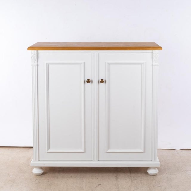 Wood Chest of Drawers in Softwood and Pine For Sale - Image 7 of 10