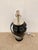 Currey & Company Currey & Co Modern Glass Jar Lamp Black & White For Sale - Image 4 of 5