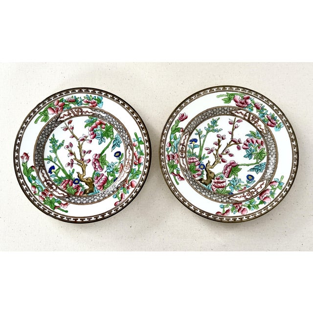 Ashworth Ironstone Blue and White Vintage & Antique Decorative Wall Plate Grouping — Set of 9 For Sale - Image 4 of 14
