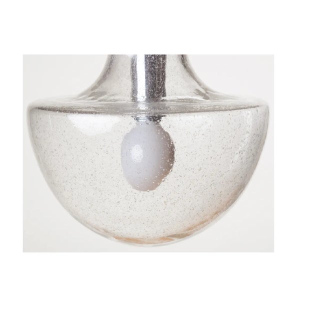 Italian Mazzega Glass Mushroom Chandelier 1970's For Sale - Image 3 of 5