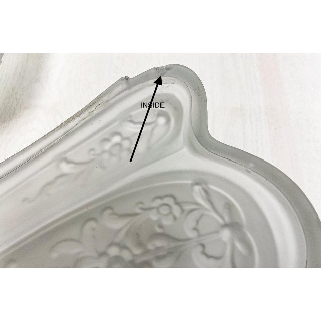 Art Deco Style Brass and Glass Wall Lamps, France, 1940s, Set of 2 For Sale - Image 12 of 18