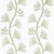 Modern Sample - Schumacher Ginkgo Embroidery Fabric in Leaf For Sale - Image 3 of 3