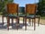 Art Deco Chairs in Wood and Green Faux Leather, 1940s, Set of 6 For Sale - Image 18 of 18