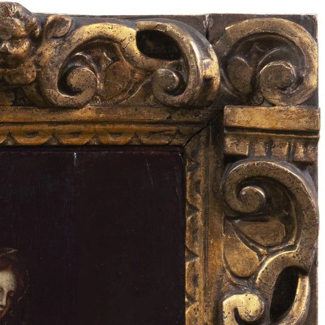 17th Century 'Mary With Jesus and St. John the Baptist', 17th Century Milanese School Oil For Sale - Image 5 of 12