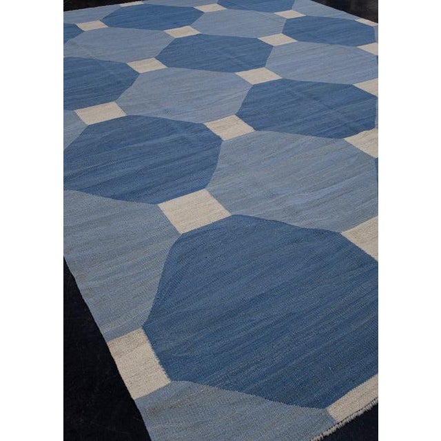 Oriental Flat Weave Turkish Kilim 9'6" x 12'2" For Sale In Houston - Image 6 of 7