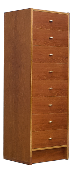 Mid-Century Teak Chest of Drawers from SM Quality, 1970s