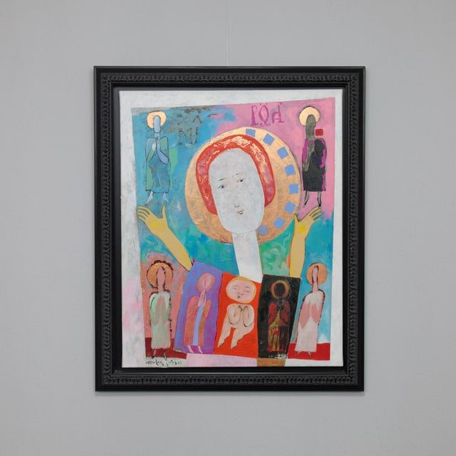 Wouter stips “icon i” & “icon ii”, netherlands, 2000s a remarkable diptych consisting of icon i and icon ii by dutch...