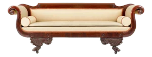 Philadelphia Neoclassic Upholstered Mahogany Sofa, 1830