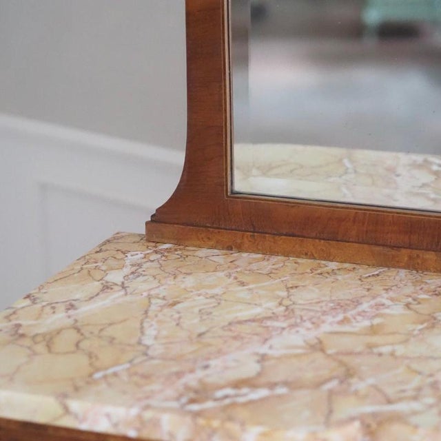 Antique Louis XVI Buffet with Marble and Mirror, 1890s For Sale - Image 12 of 18