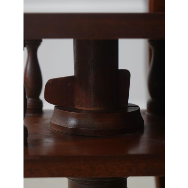 Baker Mahogany Round Tilt-Top Piecrust Table For Sale - Image 13 of 16