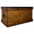Wood Antique Victorian Pine Fitted Chest Coffer For Sale - Image 7 of 12