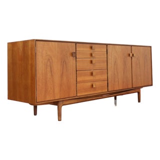 1960s Mid Century Modern VIntage Teak Credenza Sideboard by Kofod Larsen for G Plan Danish Style For Sale