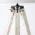 Wood Vintage Surveyor's Tripod Lamp For Sale - Image 7 of 8