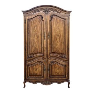 Thomasville Louis XV Style French Provincial Armoire For Sale