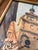 Vintage Mid-Century European Village Street Scene in Wood Frame For Sale In San Diego - Image 6 of 12