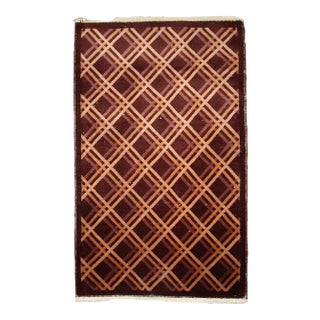 1920s Handmade Antique Art Deco Chinese Rug For Sale