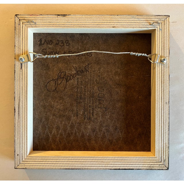 Watercolor, ink, and oil on cradled panel. Sides are finished with white oil and ready to hang. This is part of a series...