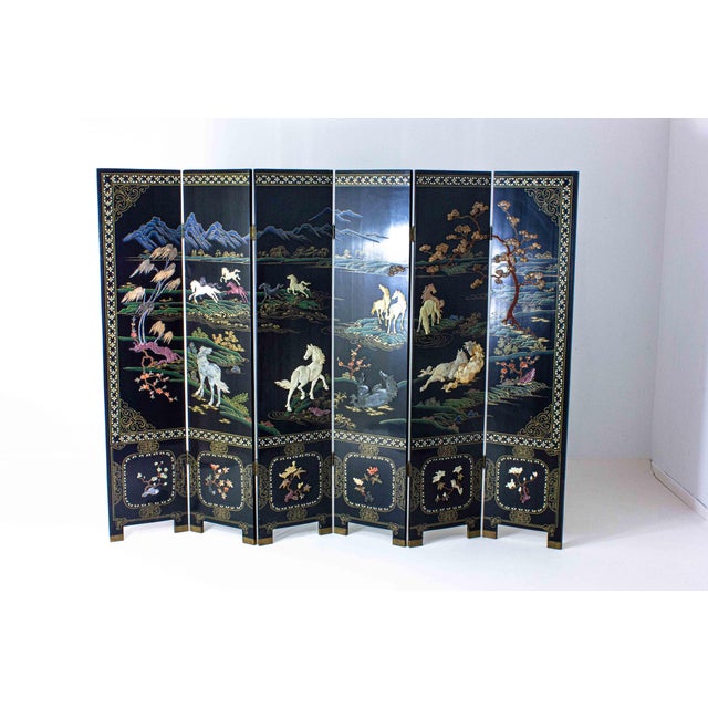 Vintage Room Divider with Marble Stones, 1970s For Sale - Image 15 of 16