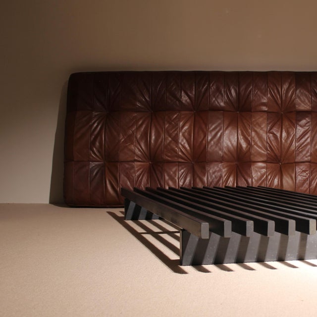 DS-80 Daybed in Cognac Patchwork Leather from de Sede, Switzerland, 1970s For Sale - Image 14 of 18