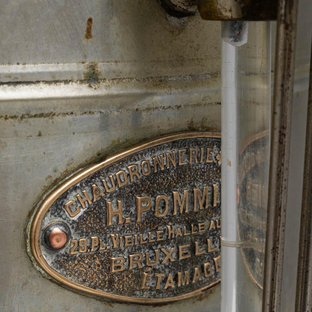 Early 20th Century Belgian Metal Samovar With Lid For Sale - Image 13 of 18