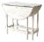 Antique White Gate Leg Table For Sale