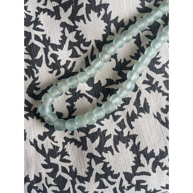 Tribal Black and Off-White Chiangmai Tribal Floral Pillow Cover For Sale - Image 3 of 3