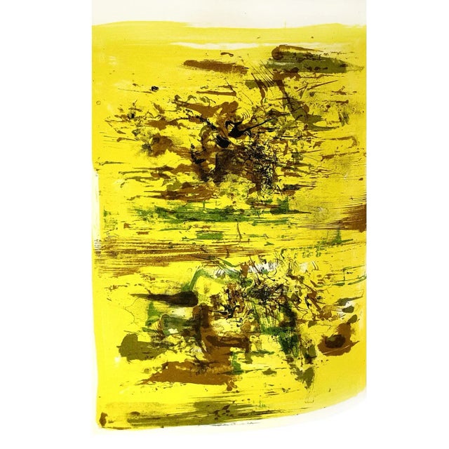Zao Wou-ki - Original Lithograph - Abstract Composition 1962 For Sale - Image 8 of 8