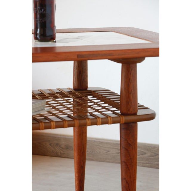 1960s Vintage Teak and Ceramic Coffee Table from Gemina Møbler, 1960s For Sale - Image 5 of 15