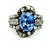 1980s Paul Matthews Victorian Revival Platinum Ring With Gia Certified 6.67ct Ceylon Sapphire & Diamonds, Size 6.5 For Sale - Image 14 of 17