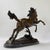 Late 20th Century Bronze Rearing Horse Sculpture on Marble Base, 21” H – Dynamic Equestrian Statue For Sale In Dallas - Image 6 of 10