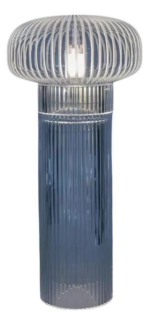 Pure Crystal Glass Onna Clear Piccolo Table Lamp by Studio Bojola