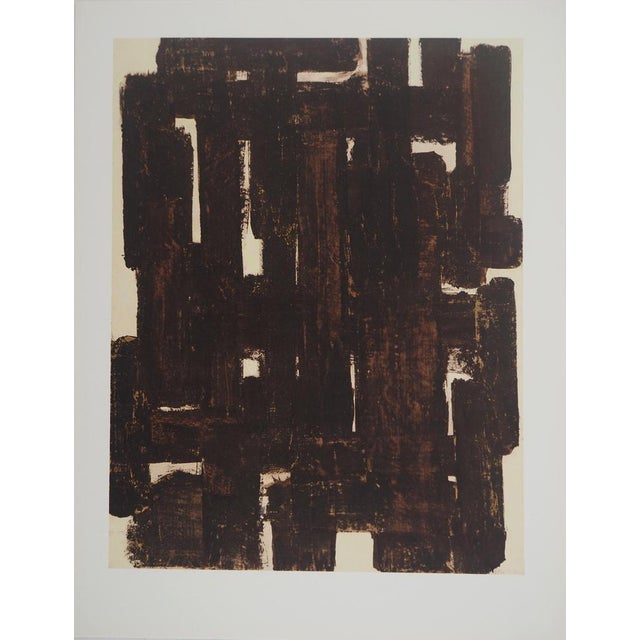 Pierre Soulages, After a Painting III from 1948, Photogravure For Sale - Image 6 of 6