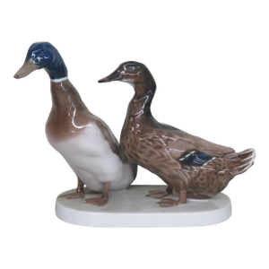 Rosenthal Bavaria Germany Pair of Ducks on Porcelain Base Figurine 4457b
