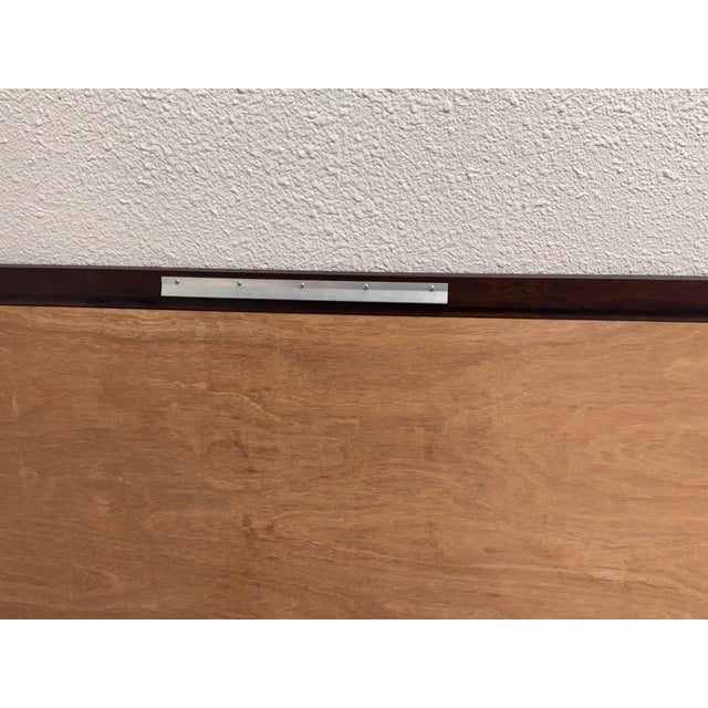 Restoration Hardware Michaels Furniture Beveled Wood Mirror For Sale - Image 11 of 12