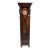 Antique Tudor Oak Linen Fold Long Case Clock by E. Favot of Bleneau For Sale