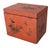 Chinese Vintage Painted Lacquer Chinese Wood Box & Bird Motif For Sale - Image 3 of 5