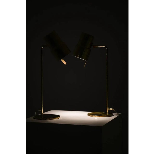 Metal Model B-195 Table Lamps by Hans-Agne Jakobsson, 1950s, Set of 2 For Sale - Image 7 of 8