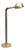Mid-Century Modern Brass Floor Lamp from Hillebrand Lighting, 1960s For Sale