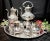 Antique Tea and Coffee Service Wep Co. German Silver Plated Hand Chased - 6 Pieces For Sale - Image 9 of 12